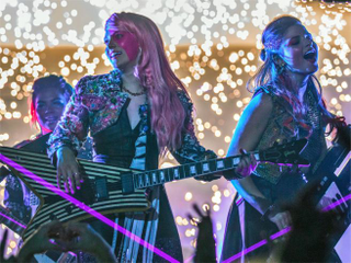 Illustration for article titled First Jem and the Holograms Photos Are a Bit Too Somber-Looking